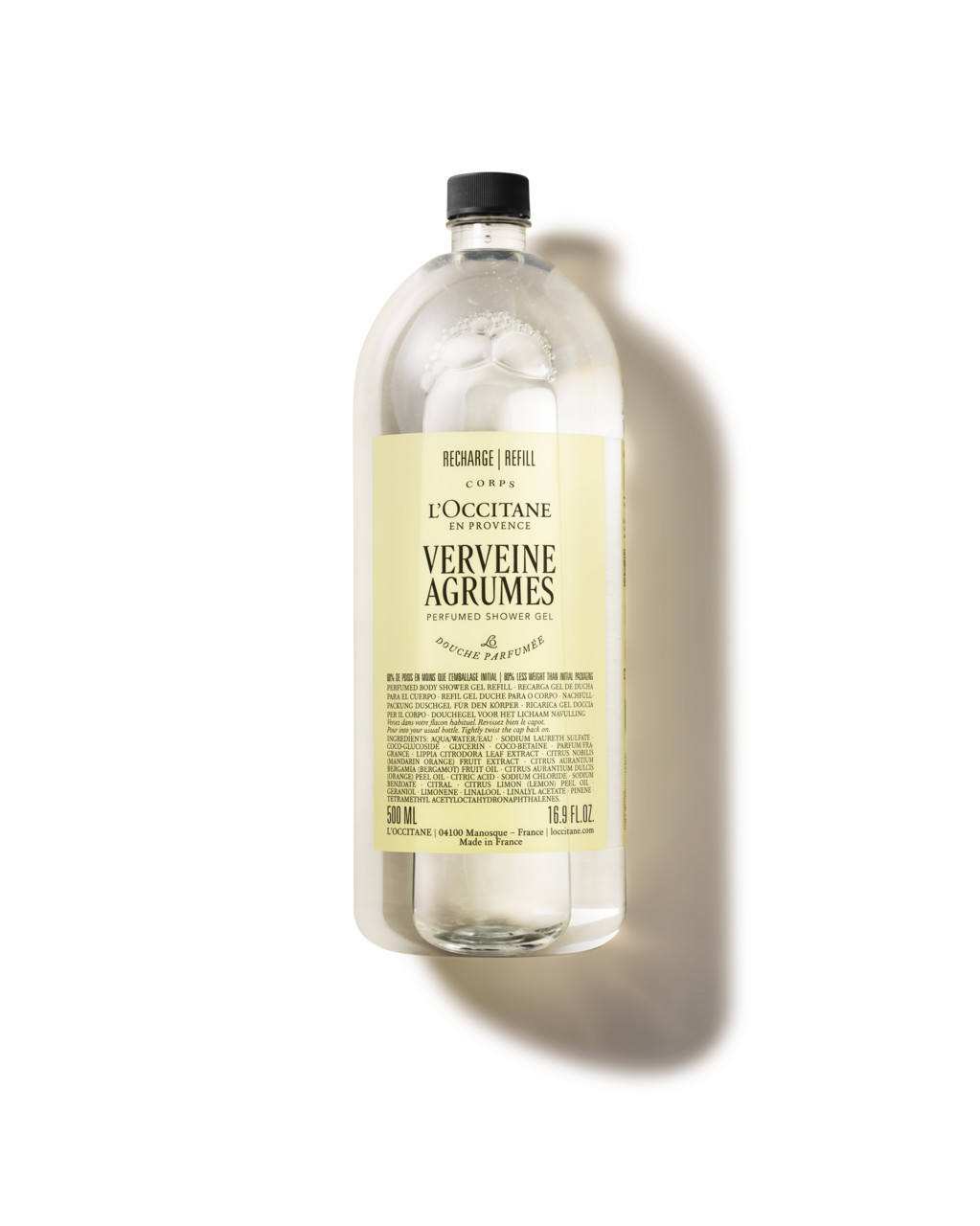 Verveine Agrumes illatos tusfürdő utántöltő (Citrus Verbéna)