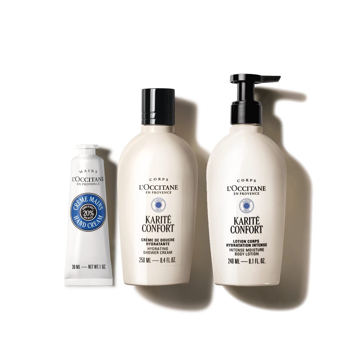 Kedvezményes árú szett - Karité Confort (Shea Vaj) trió