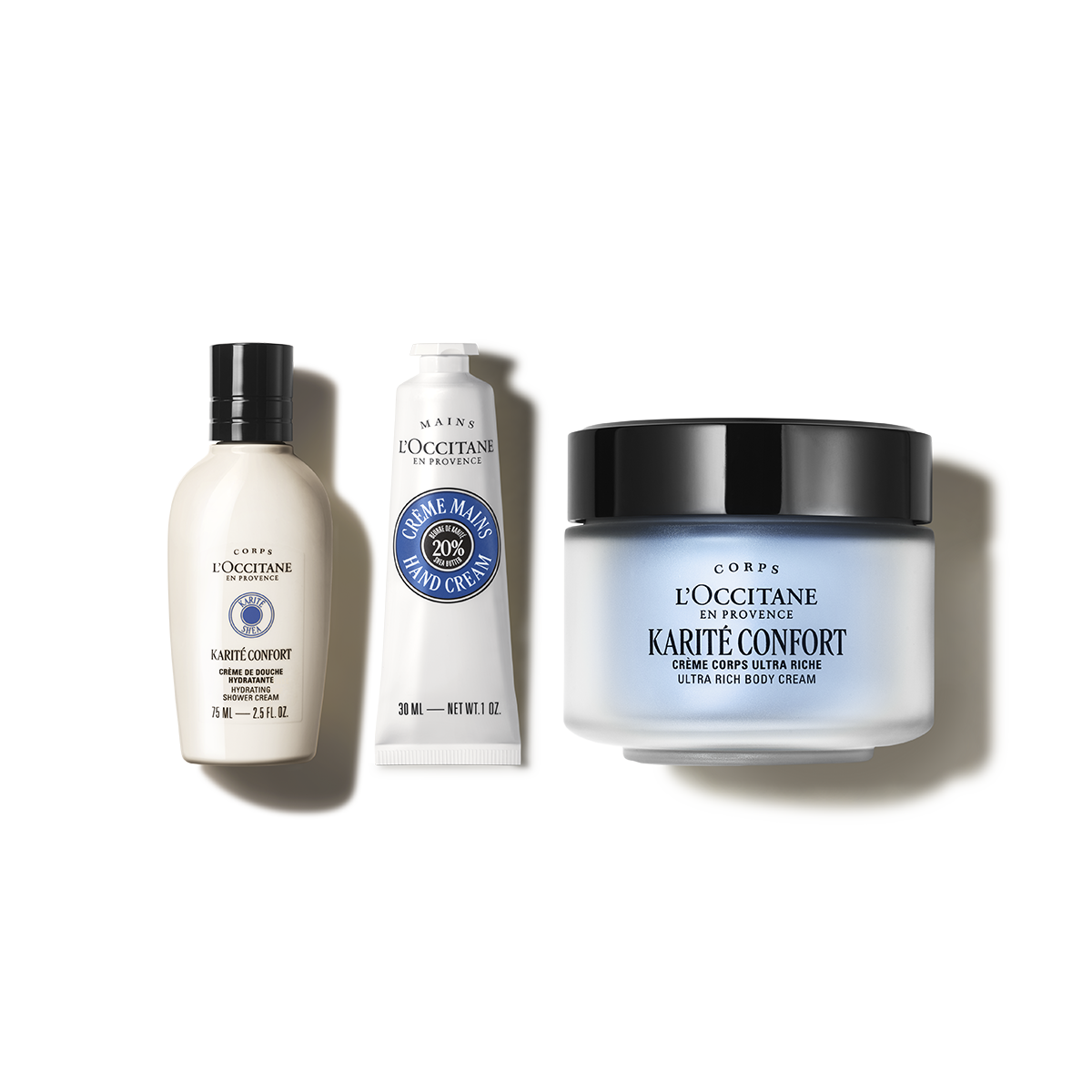 Kedvezményes árú szett - Karité Confort (Shea vaj) trió