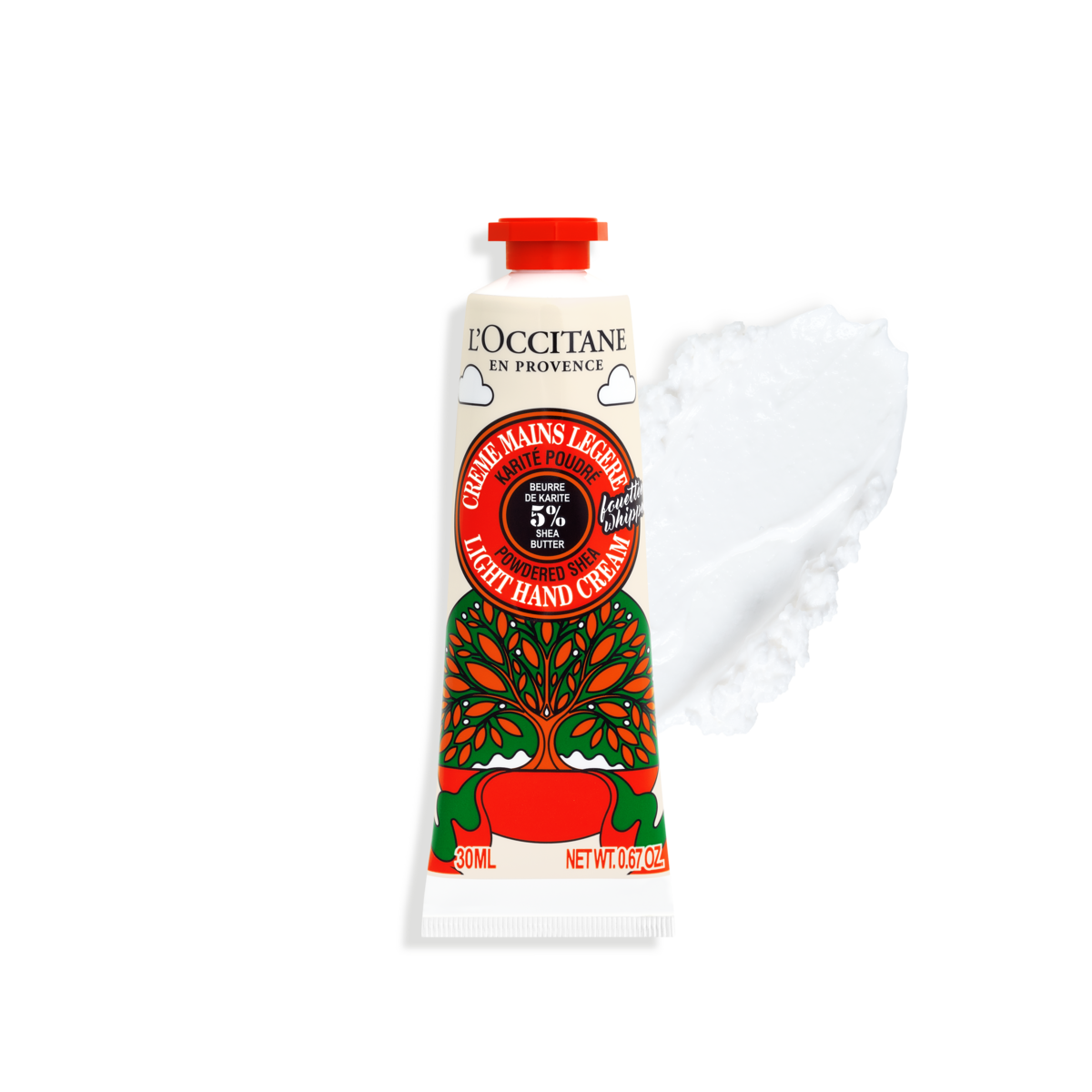 Powdered Shea könnyű kézkrém